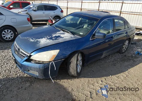 2006 Honda Accord 3.0 Ex из США, поврежденный, VIN 1HGCM665X6A037780